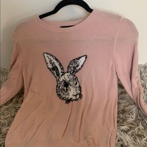 Pink VICTORIA BECKHAM bunny sweater